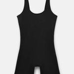 Girlfriend Collective black bike unitard shapewear jumpsuit Photo 1
