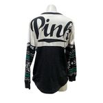 PINK by Victoria's Secret Women's Christmas Sweatshirt Black Size S Photo 8