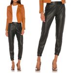 Commando  Faux Leather Jogger in Black Size Large Revolve Photo 1