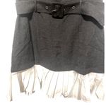 Mustard Seed  Tailored Dress Women Large Pleated Hem Belted Sheath Y2K Workwear Photo 7