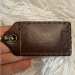 Coach 2.5" Leatherware 1941 Brown Fob Bag Charm Hang tag Hangtag Photo 1