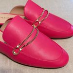 Coach Sawyer Sue Slides with Gold Chain Accents, Size 9B Photo 1