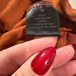 FADED ROSE BOHO STRAPPY LONG TIERED CROCHET TERRACOTTA MAXI DRESS Orange Size M Photo 7