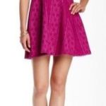 Free People Miss Connections Dress Fuchsia Lace Size 10 Photo 0