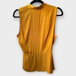 Banana Republic Mustard Yellow Wrap Sleeveless Top – Size M (NWOT) Photo 4