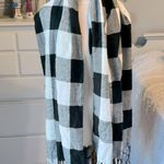Red Camel Black White Plaid Scarf New Buffalo Check Photo 5