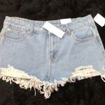 Rue 21  high rise shortie denim shorts NWT Photo 0