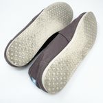 Toms  Canvas Gray Women's Slip On Shoes in size 9 Photo 4