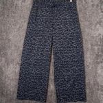 Athleta avenue printed wide leg crop allure navy elastic waistband women's 4 Photo 3