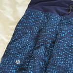 Lululemon  Blue Pattern Mini Logo Skirt Short Skort Athletic Gym Tennis Photo 1