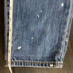 Tinsel Nordstrom jeans paint button fly distressed rhinestones size 26 Blue Photo 12