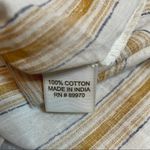 Eden & Olivia Yellow Vertical Stripe Blouse Photo 2