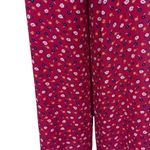 Madewell Red Prairie Poses Ruched Wide Leg Spaghetti Strap Jumpsuit Size 2 Photo 6