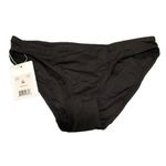 ANDIE NWT  Swim The Bikini Bottom Medium Coverage Leg Cut Low Rise XS Black #3748 Photo 13
