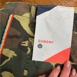 Sundry Camo Pants with Rainbow Stripe Accents Size 30 NWT Lightweight Summer Photo 8