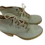 Vagabond  Canvas Off White Platform Lace Up Boots Sz 39 NEW Photo 4