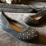 Sequined Black Flats | Dress Shoes Size 6.5 Photo 0