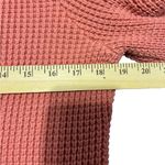 Kate Hill  pink button down Funnel Neck Waffle Knit cardigan measurements in pic Photo 3
