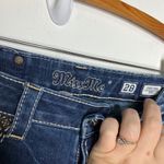 Miss Me  boot cut jeans women's size 28 distressed western cowgirl bling Photo 3