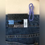 Apt. 9 NWT  Women’s Boyfriend Jeans Modern Blue Denim Pants Straight Leg Size 14 Photo 2