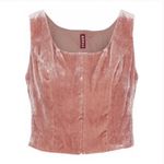 STAUD Pink Velvet Marie Antique Rose EUC Photo 2