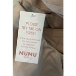 Show Me Your Mumu  Zoey Midi Dress in Champagne Luxe Satin L NWT Photo 7