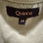 Quince Vintage Wash Lyocell Button Front Dress Taupe $128 M Photo 8