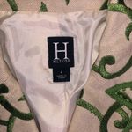 Tommy Hilfiger  Size 4 Tan w/ Green Embroidery Linen Blend Notch Blazer Jacket Photo 7