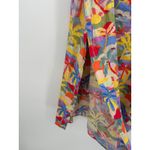 Marine layer  Womens Ryan Palm Print Hemp Blend Skirt Size 12 Tropical Beach Photo 4
