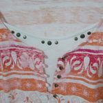 NorthCrest XL Pink Orange Bubble Hem Top Plus Size 16 Photo 4