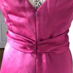 Jim Hjelm Occations Vintage Gown Fit Flare A-line Satin Wrap Draped Formal Evening Prom Colorful Coquette Retro Bright Slid Rockabilly Vintage Y2k Photo 6