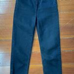 RE/DONE 70s High Rise Stove Pipe Black Jeans Washed Noir Denim Button Fly Sz 26 Photo 0