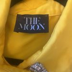 Moon Collection  The Moon Yellow Top Jeweled Blade Collar Rockabilly‎ Medium BOLD Photo 1