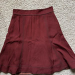 Marc by Marc Jacobs  Burgundy A-Line Knee-Length Skirt Photo 0