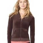 Juicy Couture Brown Velour Hoodie  Photo 0