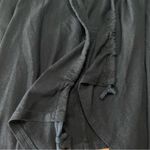 Bryn Walker  Black Open Drawstring Waterfall Shawl Cardigan Sweater Size Medium‎ Photo 4