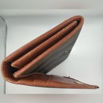 Fendi - Brown/Tan Pequin Coated Canvas and Leather Long Flap Wallet | Authentic Photo 4