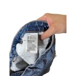 American Eagle Blue Distressed Frayed Hem Highest Rise Baggy Shorts US 16 Photo 4