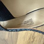 Thalia Sodi NWOB  Chace Black T-Strap Embellished Platform Stiletto Heels 12 Wide Photo 7