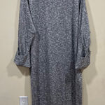 Free People NWT  Beach Lifestyle Maxi Dress Gray Sage Size Large Oversize Photo 0