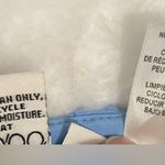 Luna Helios & Baby Blue Floral Appliqué Textured 100% Silk Pencil Skirt … Photo 5