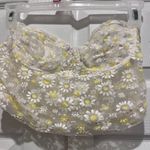 ZARA Corset Bralette With Whit Daisies New With Tags Size Small Photo 0