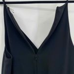 Joie  Jumpsuit Womens Large Black Polyester Halter Straps Pockets Wide Leg Photo 6