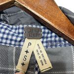 Free People We The Free Plaid Jacket Women’s Small Hooded Drawstring Grunge Photo 10