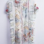 Johnny Was  Merida Mesh Slip Blouse Sheer Photo 6