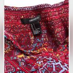 Forever 21  Red Paisley Smocked Abstract Tank Dress Large Photo 8