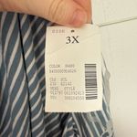 Catherine’s Women’s 3X Blue White Striped Tank Dress Stretchy New Photo 3