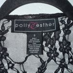 Polly & Esther Black Lace Robe/Cardigan with Bell Sleeves Photo 10