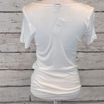 Splendid T-Shirt Supima Cotton with Criss Cross Bust White-S Photo 1