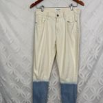 frame denim  Le‎ High Skinny Dip Dyed Frayed Cut Off Jeans Waters Size 26 Photo 3